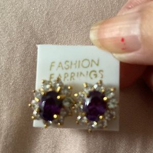 Amethyst earrings